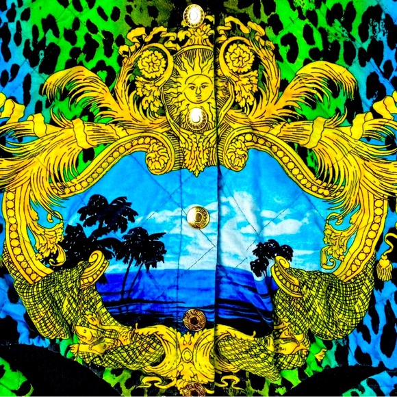 Brand New Versace H&M Jacket complete w/ original velvet hanger & garment bag. - Picture 4 of 8